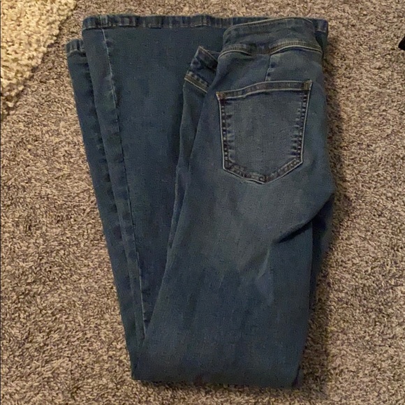 Free people wide flare denim - Picture 1 of 2